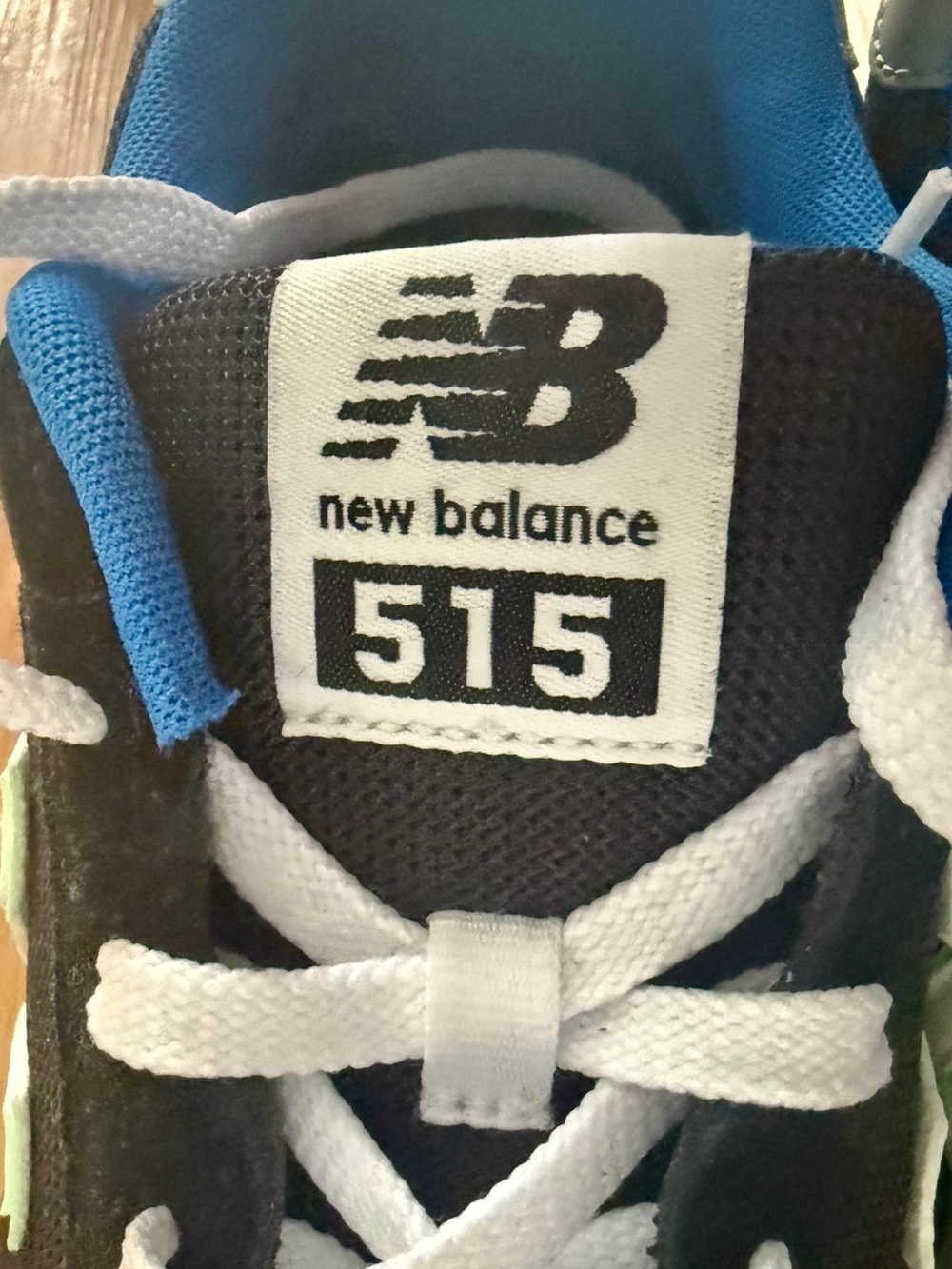 New Balance 515 ML515ST3 Men’s 11 Black Gray Blue Green Sneakers NWOT / NWOB - Picture 4 of 8